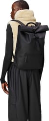 Rains + Rolltop Rucksack Black - 3