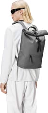 Rains + Rolltop Rucksack Grey - 3