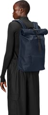 Rains + Rolltop Rucksack Navy - 3