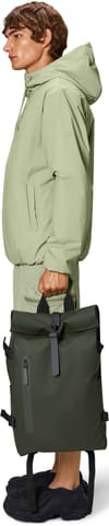 Rains + Rolltop Rucksack Large W3 Green - 3