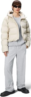 Rains + W Alta Short Puffer Jacket Dune - 4