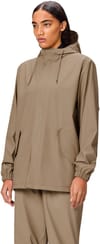 Rains + Fishtail Jacket W3 Beige - 5