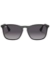 Ray-Ban + Chris Matte Rubber Black Light Grey Gradient Dark Grey - 4
