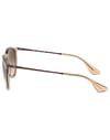 Ray-Ban + Erika Classic Polished Transparent Brown Brown Gradient