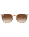 Ray-Ban + Erika Classic Polished Transparent Brown Brown Gradient - 4