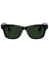 Ray-Ban + Ray-Ban META Wayfarer - Gen 2 Shiny Black/Transitions Graphite Green