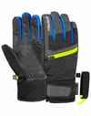 Reusch Leo R-TEX® XT Jr Black/Melange/Safety Yellow/Brillant blue + Reusch