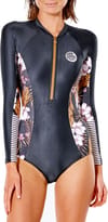 Playabella Ls Surfsuit Black Gold + Rip Curl