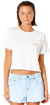 Rip Curl + The Island Crop Tee Bone
