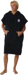 Rip Curl + Logo Hooded Towel Black - 4