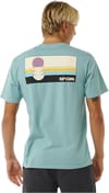 Rip Curl + Surf Revivial Peaking Tee Dusty Blue
