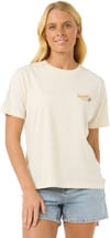 Rip Curl + Cala Vadella Relaxed Tee W Bone