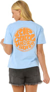 Rip Curl + Icons Of Surf Relaxed Tee W Mid Blue/Orange - 3