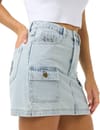 Rip Curl + Las Dalias Denim Mini W Vintage Blue - 4