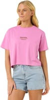 Rip Curl + Sun & Sea Crop Tee W Pink