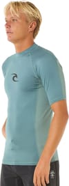 Rip Curl + Waves UPF Perf S/S M Bluestone