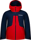 M Velika Insulated Ski Jacket Sports Red/Dark Navy + Rossignol