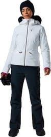 Rossignol + W Snowdazzle Insulated Ski Jacket White - 6