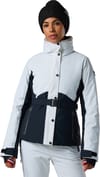 Rossignol + W Snowdazzle Belted Ski Jacket Black/White - 3
