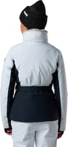 Rossignol + W Snowdazzle Belted Ski Jacket Black/White - 4