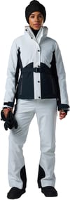 Rossignol + W Snowdazzle Belted Ski Jacket Black/White - 6