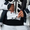 Rossignol + W Snowdazzle Belted Ski Jacket Black/White - 9