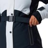 Rossignol + W Snowdazzle Belted Ski Jacket Black/White - 10