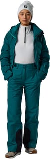 Rossignol + W Classic Insulated Ski Pant Transformative Teal - 4