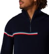 Rossignol + M Odysseus Half Zip Merino Sweat Dark Navy - 6