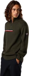 Rossignol + M Odysseus Half Zip Merino Sweat Olive Shadow - 4