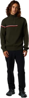 Rossignol + M Odysseus Half Zip Merino Sweat Olive Shadow - 5