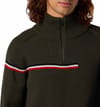 Rossignol + M Odysseus Half Zip Merino Sweat Olive Shadow - 6