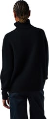 Rossignol + W Patterned Turtle Neck Sweat Black - 3
