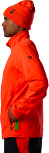 Rossignol + M Hero Stretch Fleece Jacket Neon Red - 4