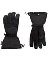 M Leather Mix Ski Gloves R-Shell Black + Rossignol