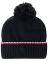 Snowblaze Pompom Beanie Black + Rossignol