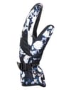Roxy + Roxy Jetty Mittens True Black Black Flowers