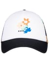 Roxy + Donut Spain Headwear Anthracite Flower Jammin