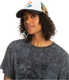 Roxy + Donut Spain Headwear Anthracite Flower Jammin - 5
