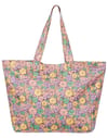 Roxy + Anti Bad Vibes Printed Tote Root Beer All About Sol Mini - 3