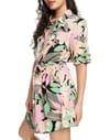 Roxy + Real Yesterday Dress Anthracite Palm Song - 4