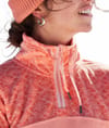 Roxy + Sayna Half Zip Peach Pink Roxygram Tonal - 3
