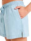 Roxy + Lekeitio Break Mid Denim Short Light Blue - 3