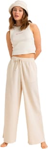 Roxy + Lekeitio Break Mid Pant Parchment