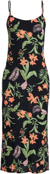 Rainbow Shores Crinkle Dress Anthracite Island Escape + Roxy