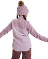 Roxy + Whitecamp Half Zip Girl Discreet Mauve Roxygram Tonal