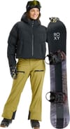 Roxy + Alofted Puffy Jacket True Black - 3
