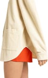 Roxy + Kick Back Washed Cord Shirt Parchment - 7
