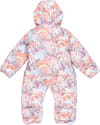 Roxy + Rose Jumpsuit Coral Chic Papercut