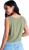 Roxy + Tropical Hill Blouse Oil Green